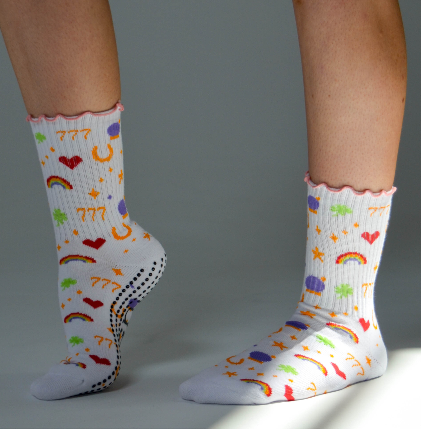 LIGN Lucky Charm Tube Grip Socks