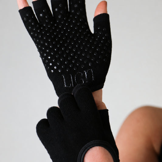 LIGN Black Grip Gloves