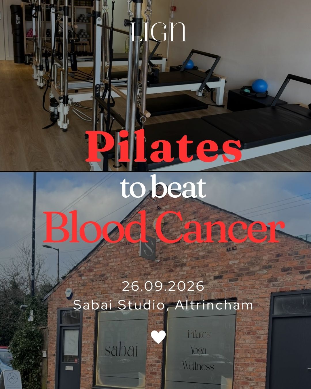 LIGN × Sabai Pilates Studio Saturday 26th September